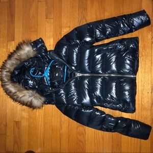 ZARA WOMEN Navy down jacket